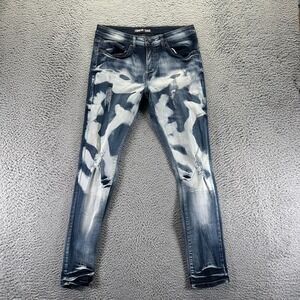 Legendary Status Jeans Womens 18 Blue Cotton Skinny Leg Workwear Travel Stretch